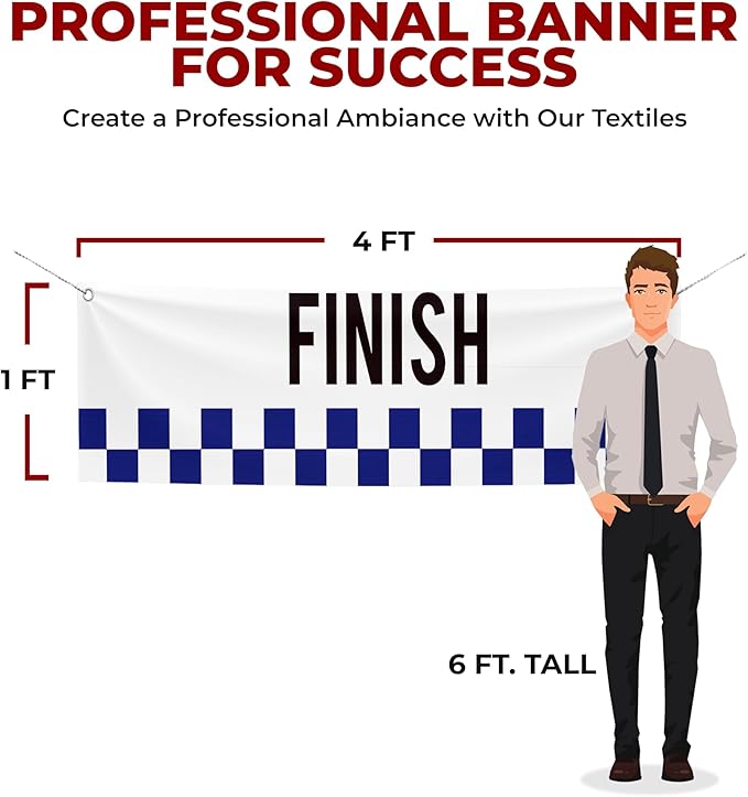 Finish Line Large Banner