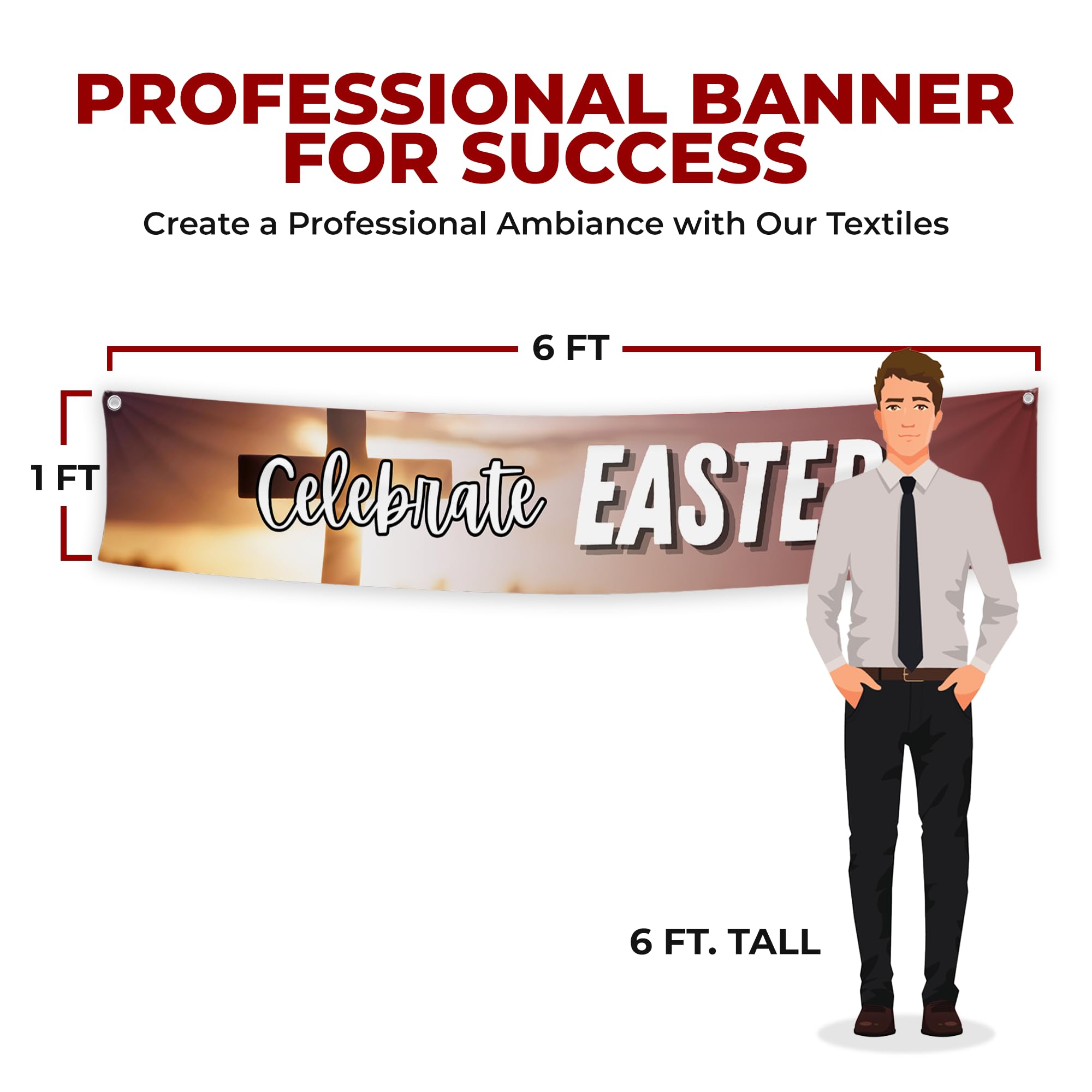 Celebrate Easter Large Banner