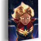 Captain Marvel Wall Canvas Set of 1
