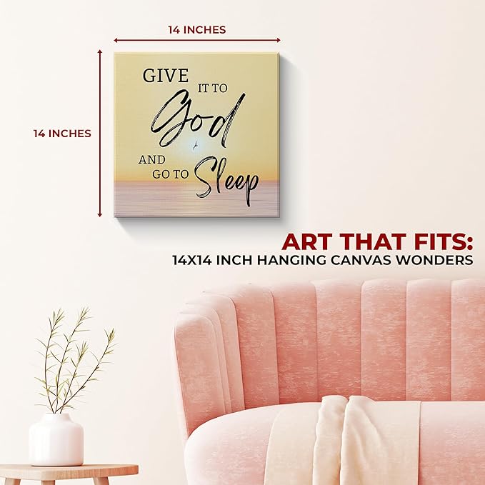 Give It To God Wall Canvas | Set of 1