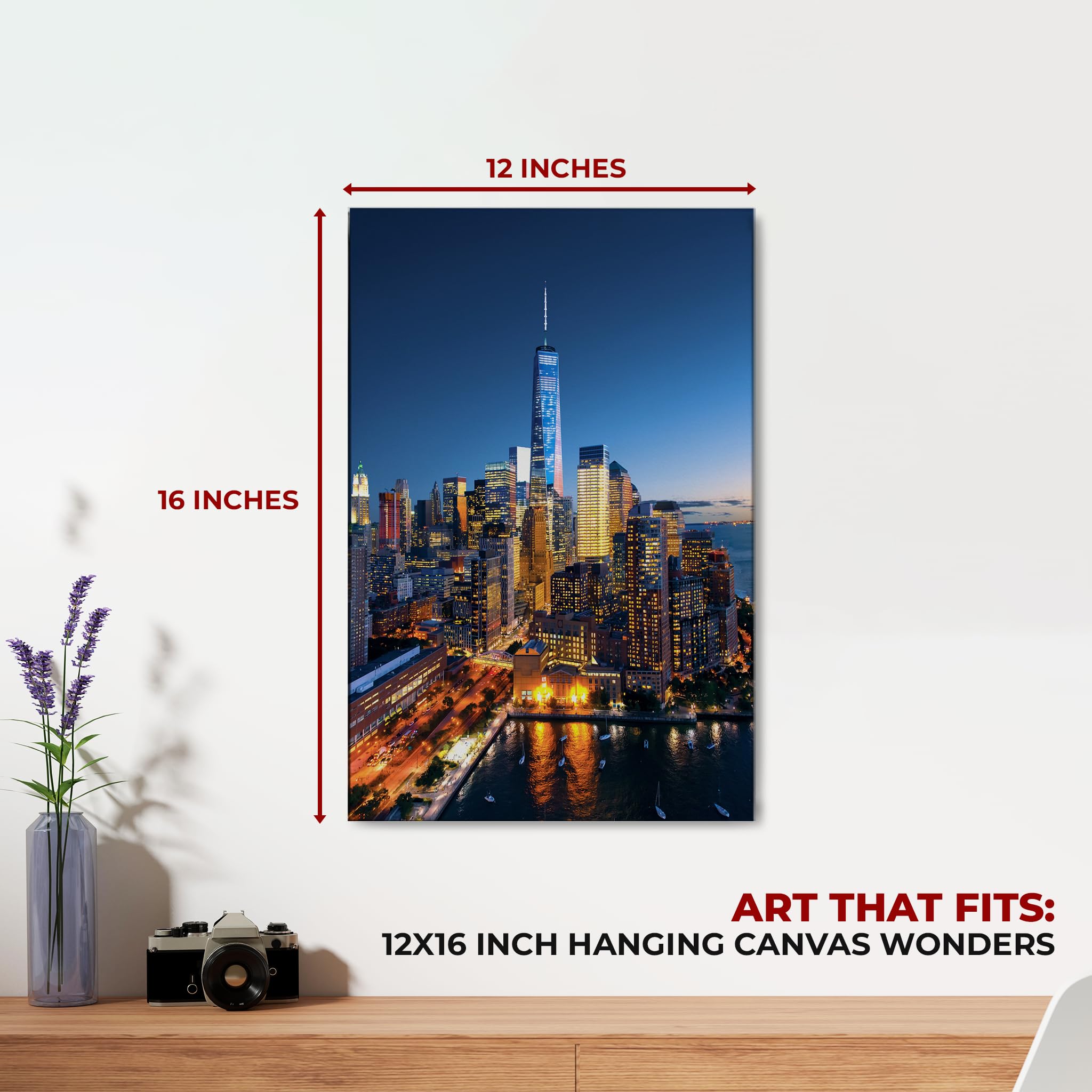 New York Wall Canvas Set of 1