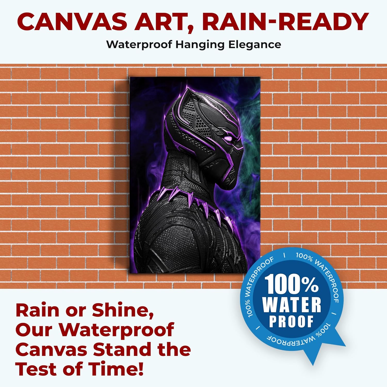 Black Panther Wall Canvas