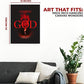Gaming God Wall Canvas Set of 1 Set of 1 - 18x24
