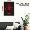 Gaming God Wall Canvas Set of 1 Set of 1 - 18x24