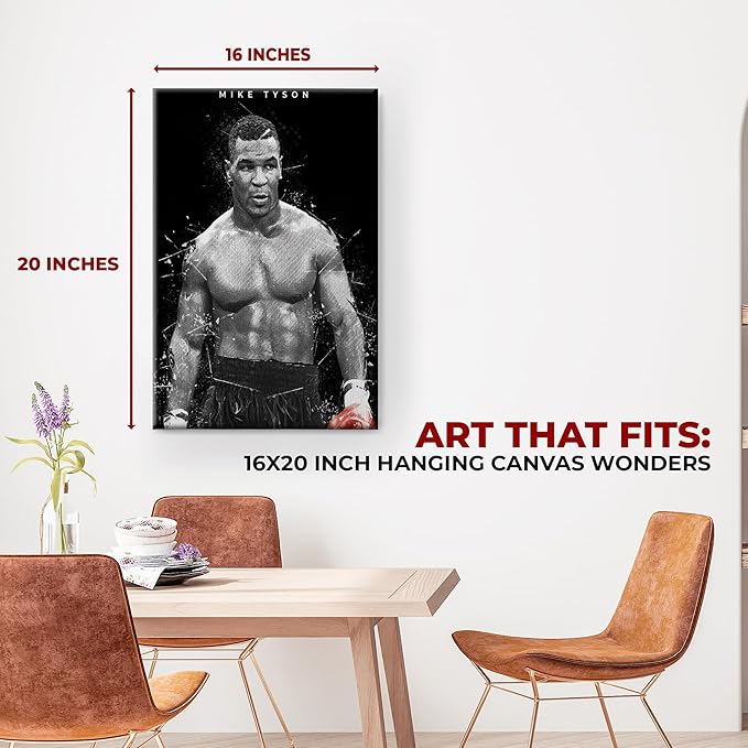 Mike Tyson Wall Canvas Set of 1