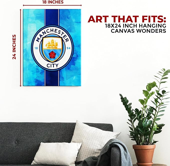 Manchester City Wall Canvas Set of 1