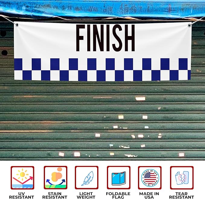 Finish Line Large Banner