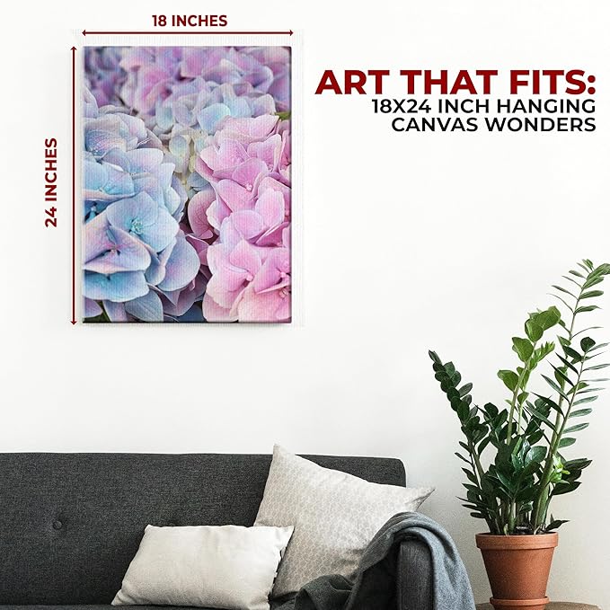 Hydrangea Wall Canvas Set of 1