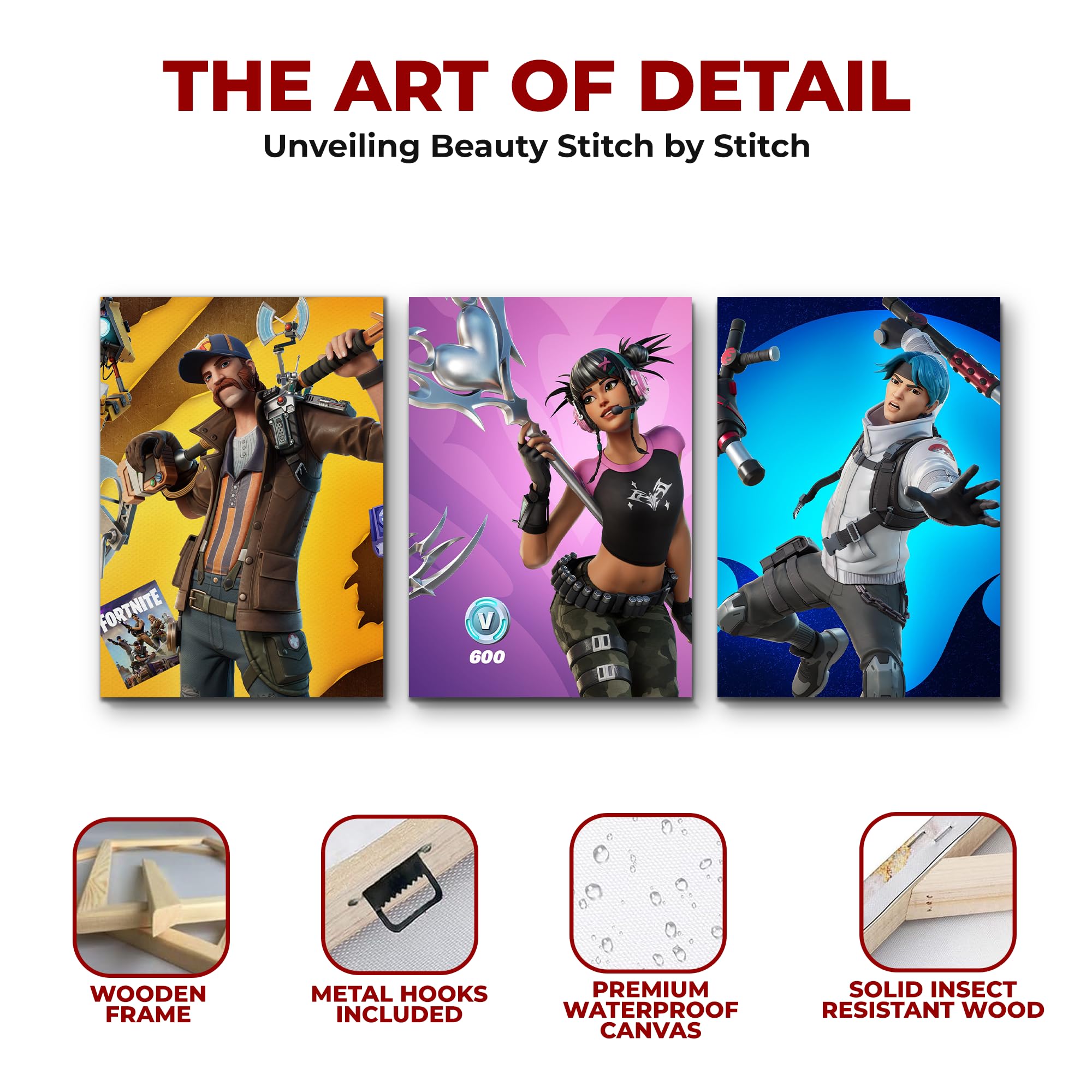 Fortnite Wall Canvas Set of 1