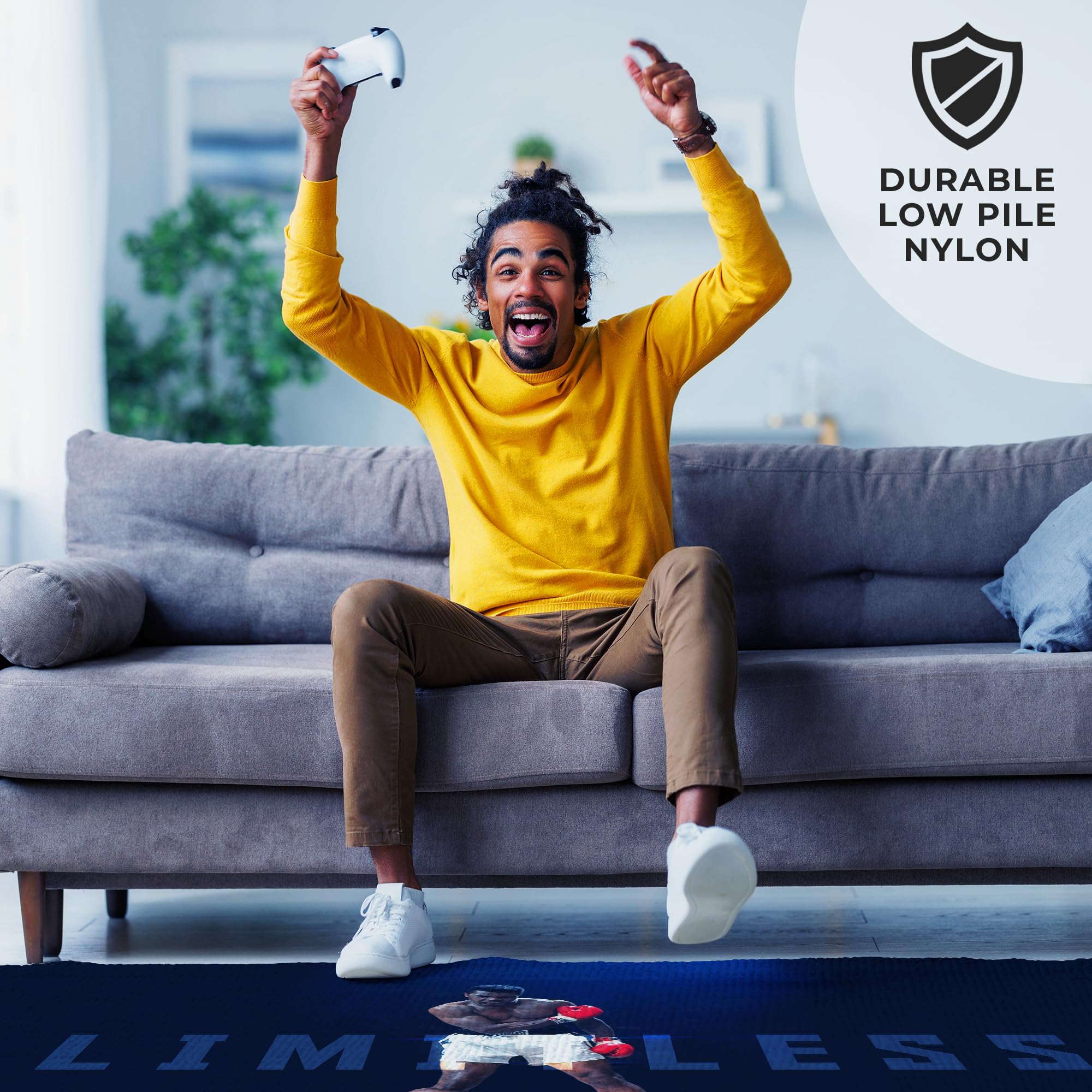 Mohammad Ali Decor Rug- 62x40 inches