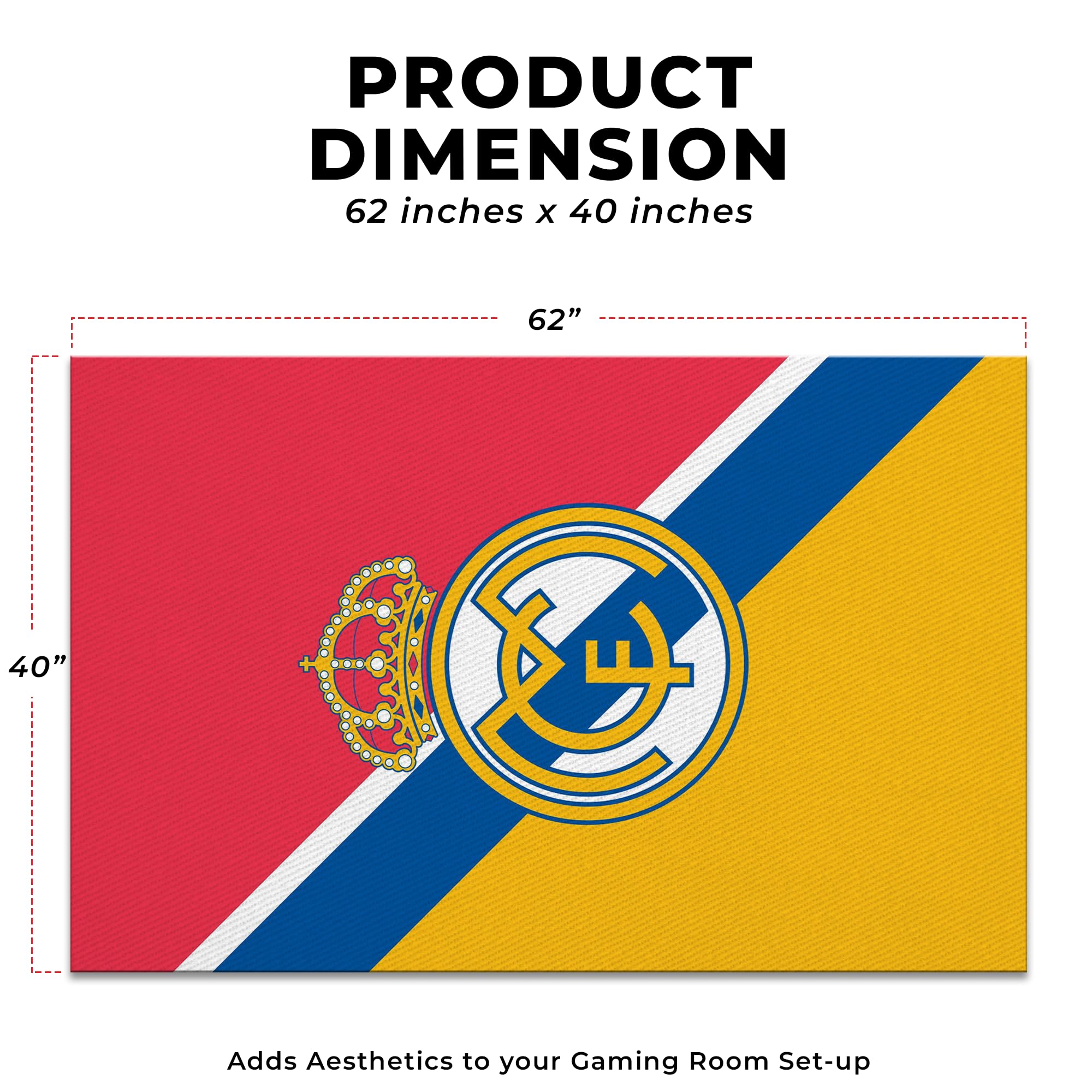 Real Madrid Decor Rug- 62x40 inches
