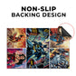 Justice League Comic-Inspired Decor Rug- 62x40 inches