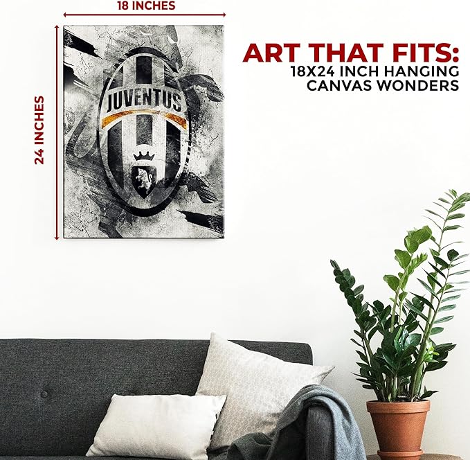 Juventus Wall Canvas Set of 1