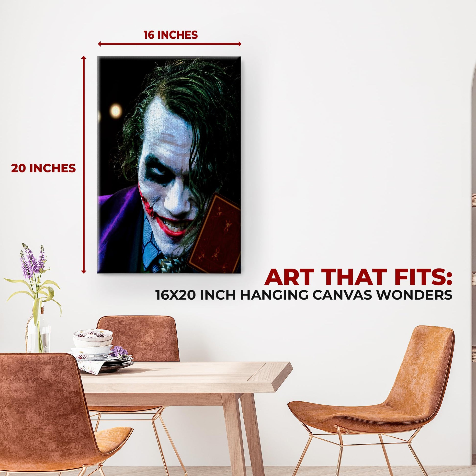 Joker 2 Wall Canvas Set of 1 Set of 1 - 16x20