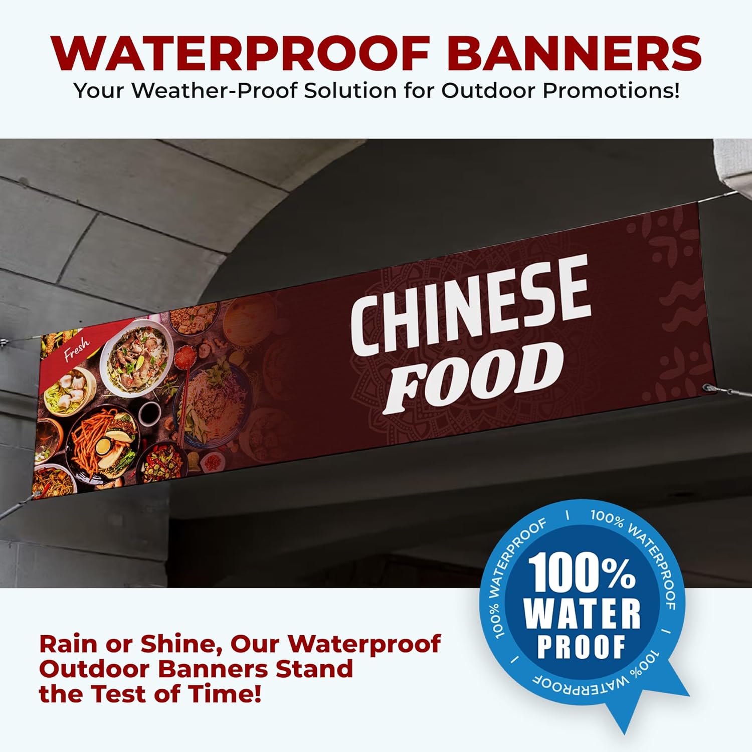 Chinese Food Large Banner