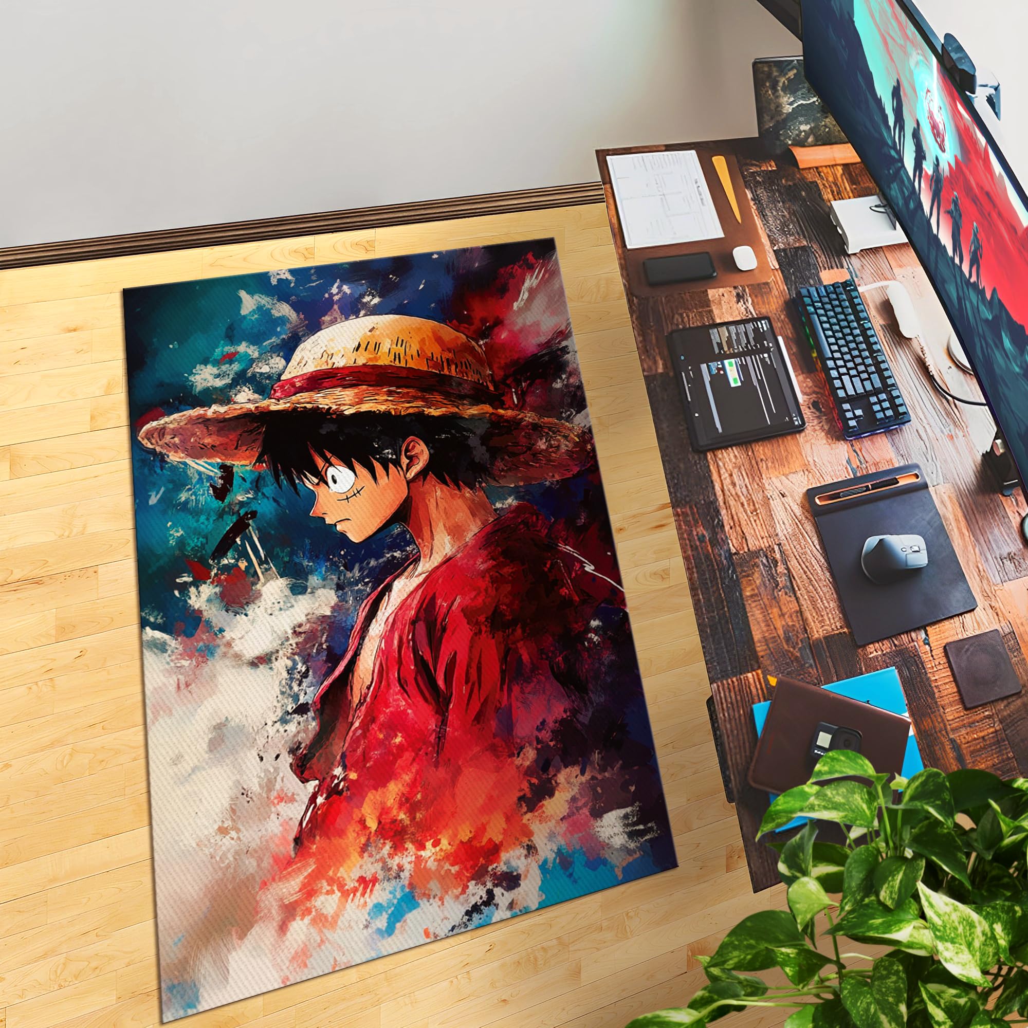 One Piece Inspired Decor Rug- 62x40 inches