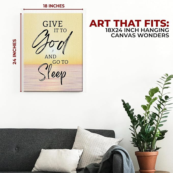 Give It To God Wall Canvas | Set of 1