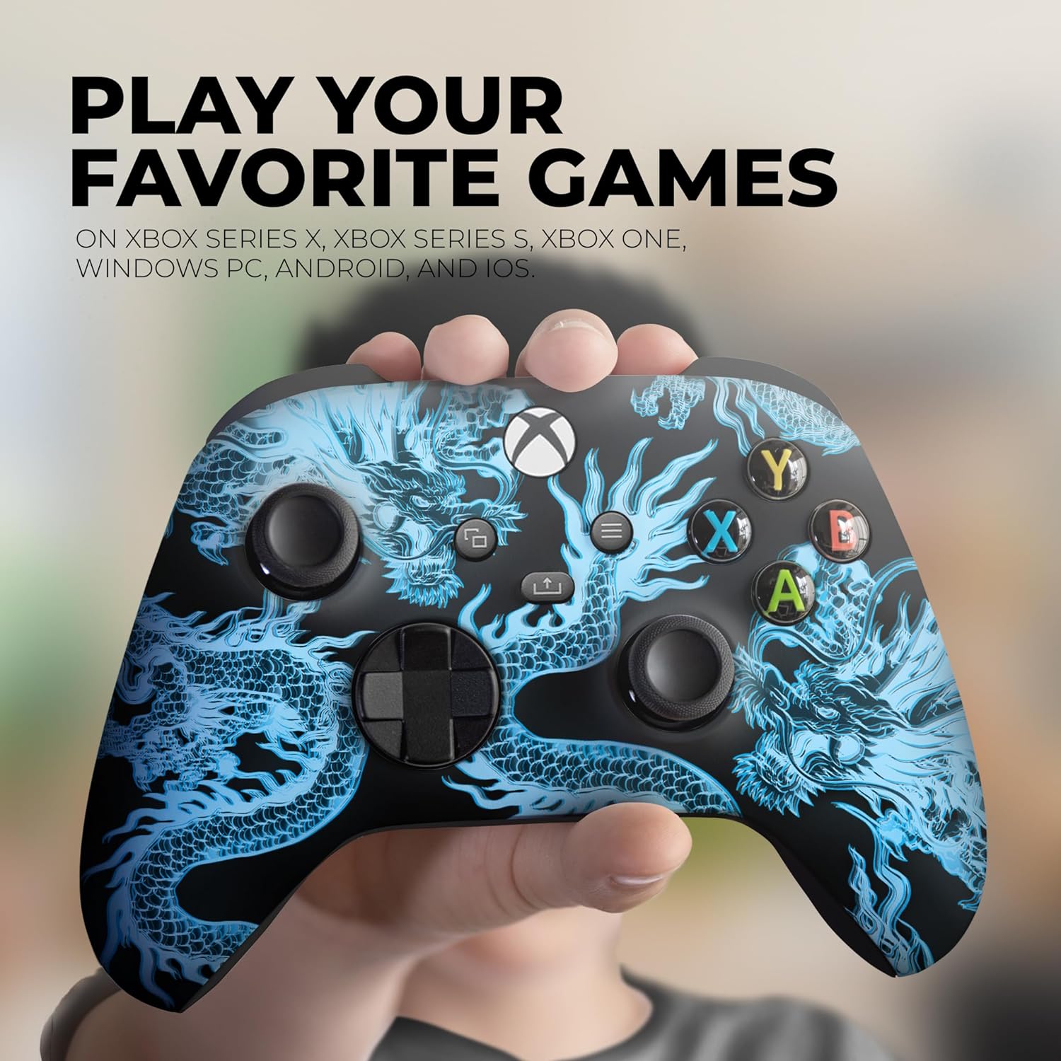 Neon Dragons Xbox Series X Controller