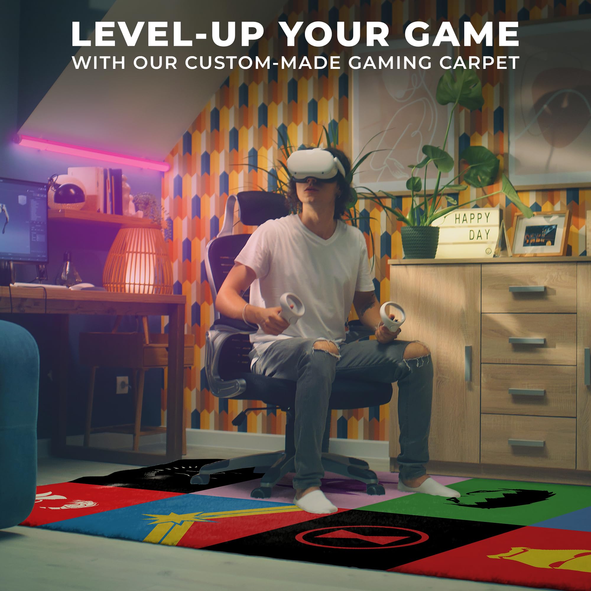 Avengers Masks & Simbols Decor Rug- 62x40 inches