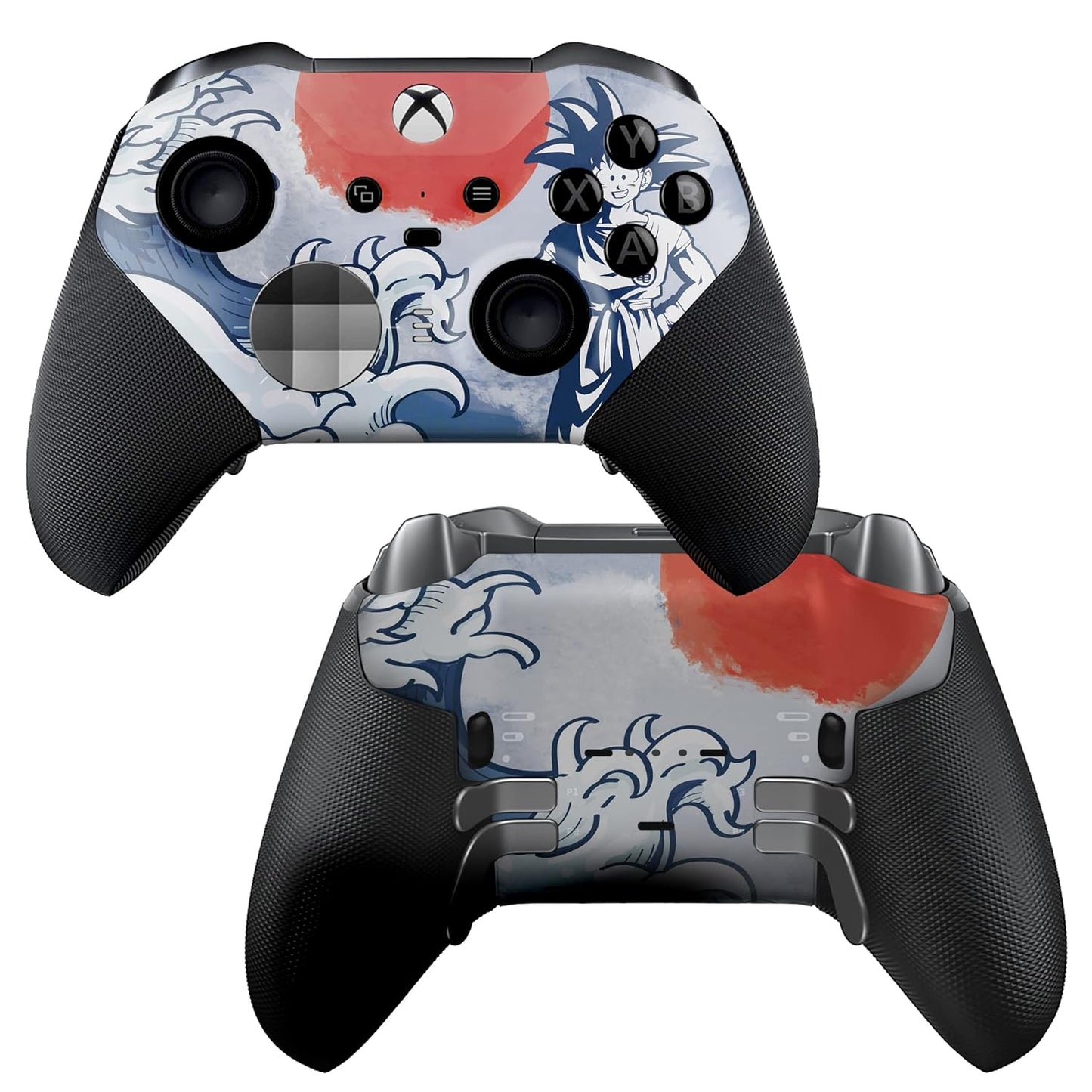 Goku X-box Elite Series 2 Controller Front & Back hydro-dip Only