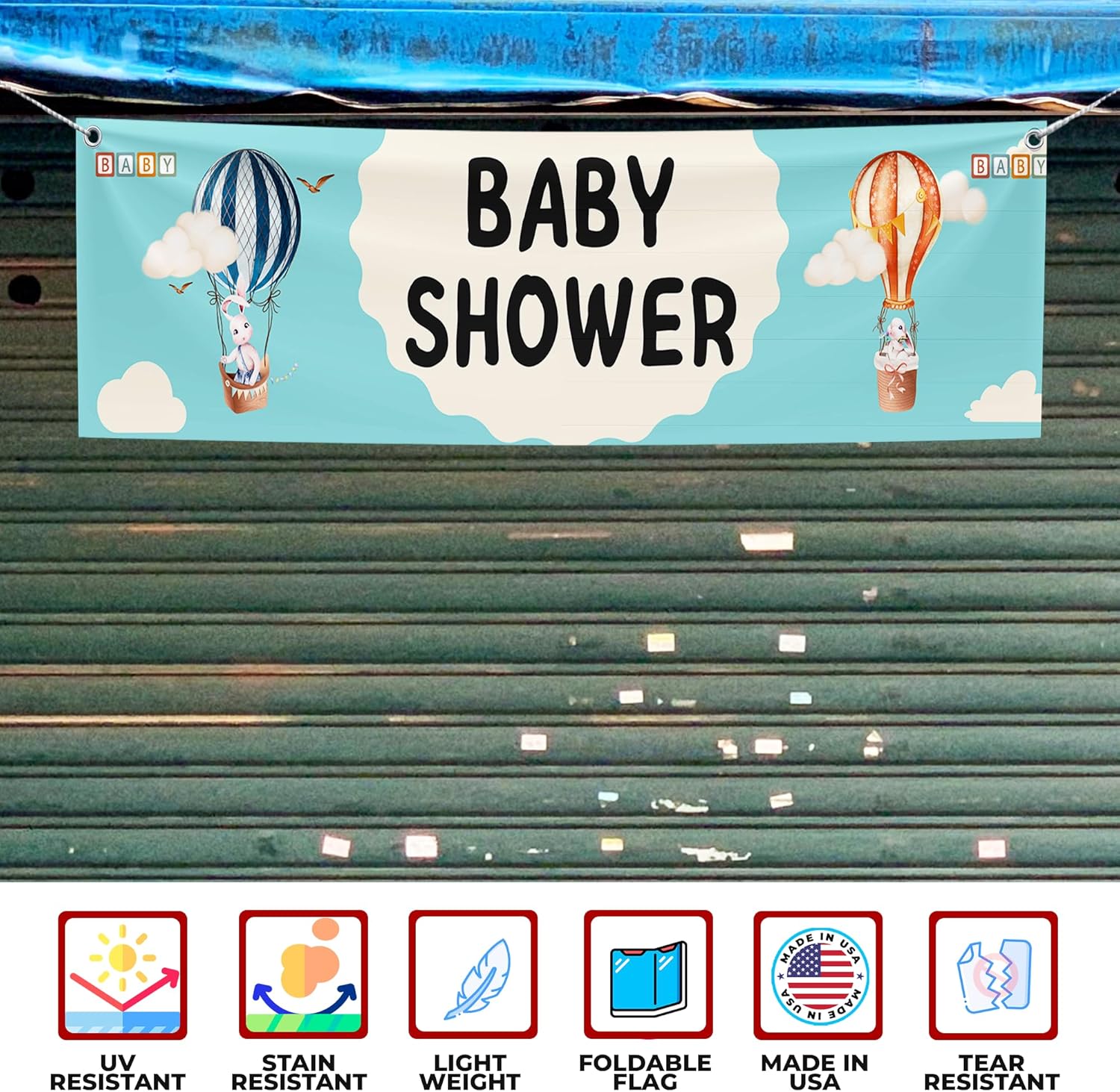 Baby Shower Large Banner