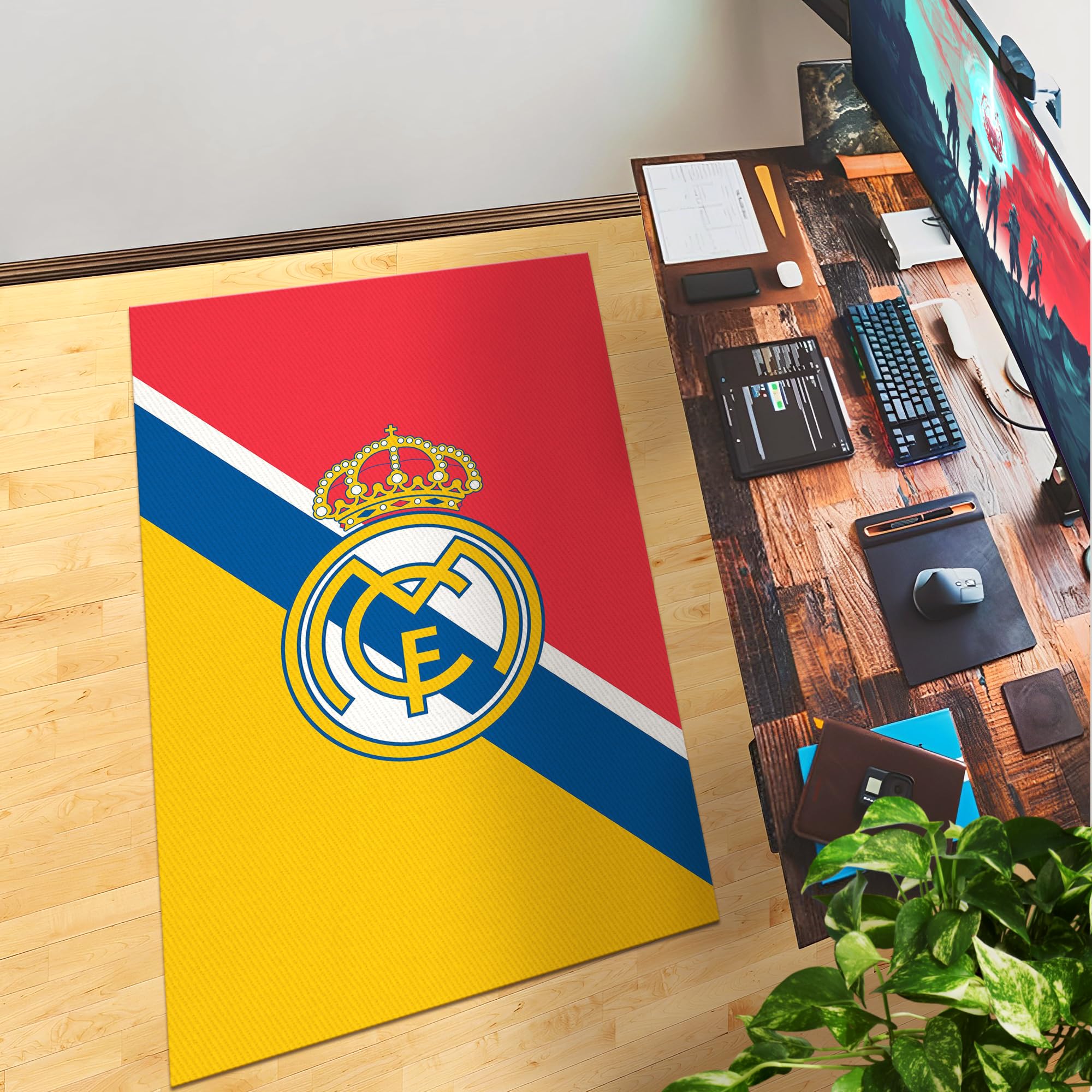 Real Madrid Decor Rug- 62x40 inches