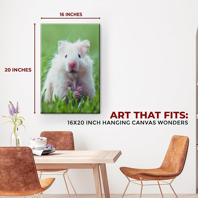 Hamster Wall Canvas Set of 1