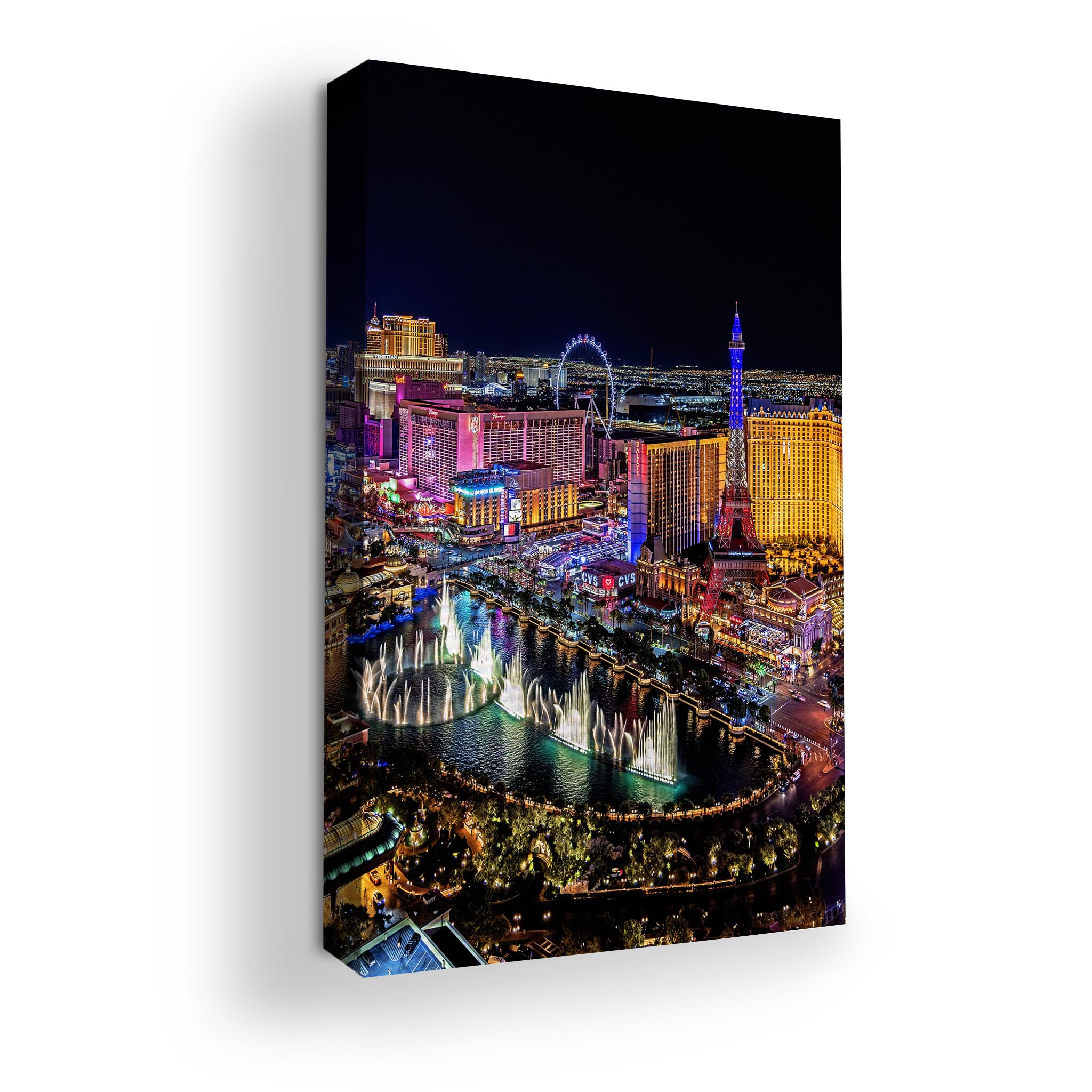 Las Vegas Wall Canvas Set of 1