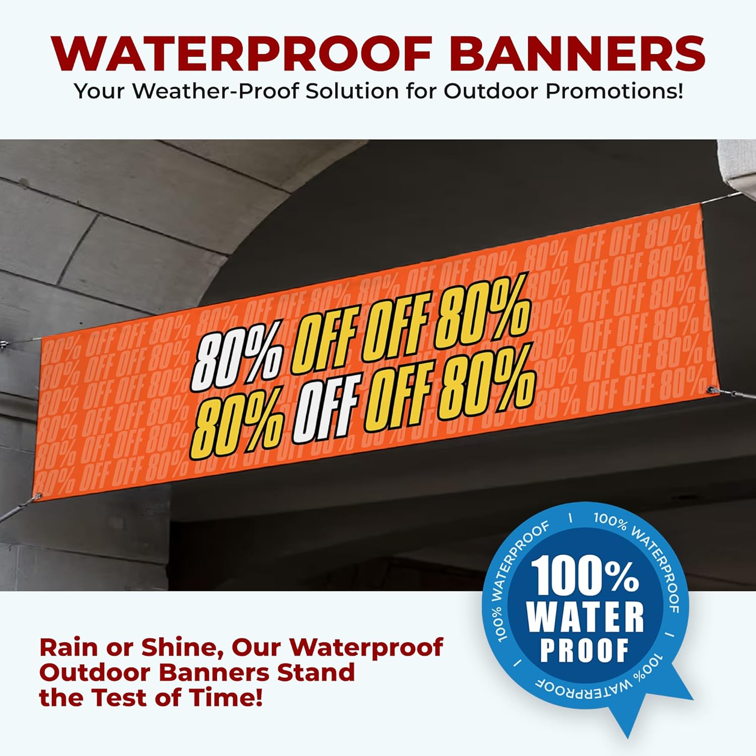 80% Off Large Banner