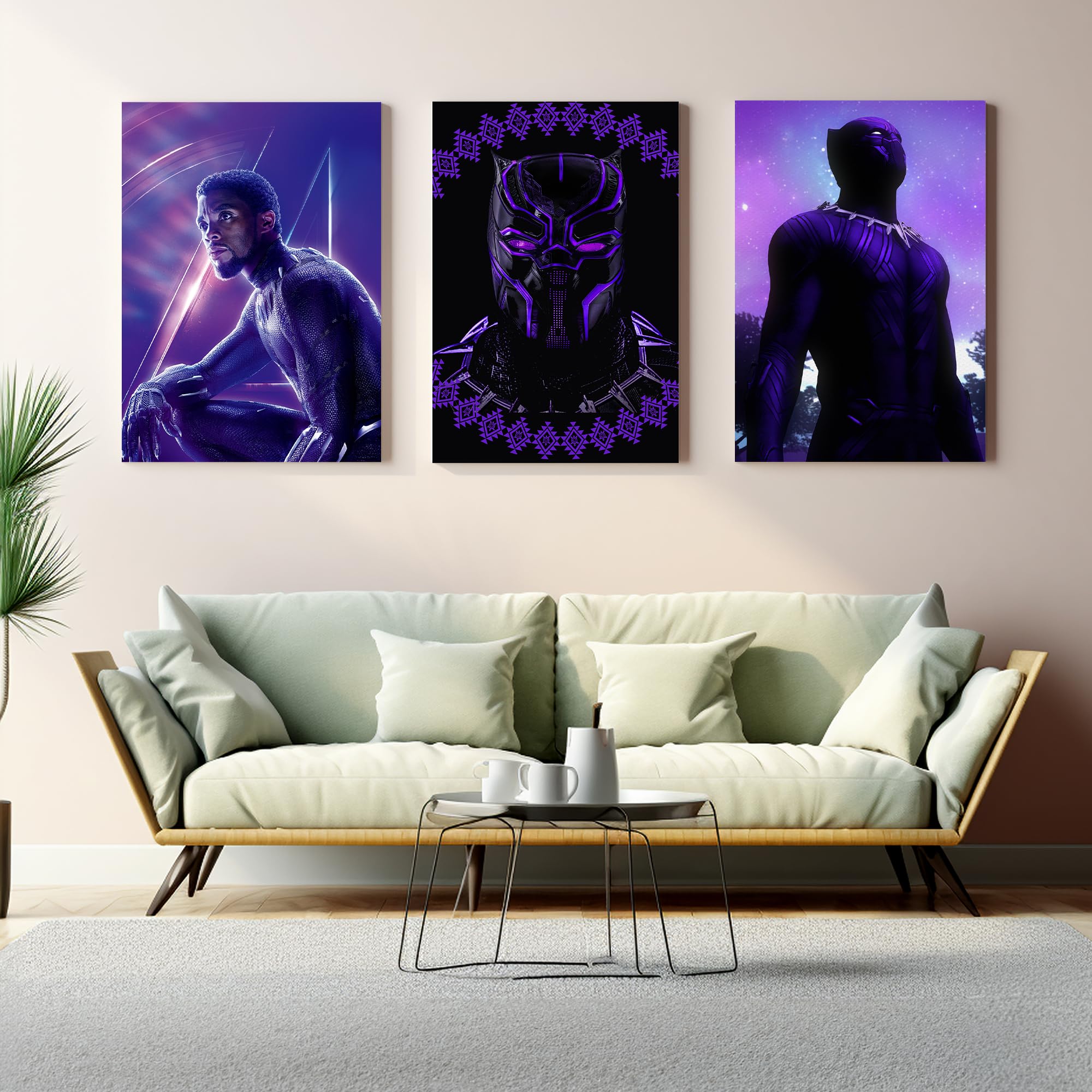 Black Panther Wall Canvas