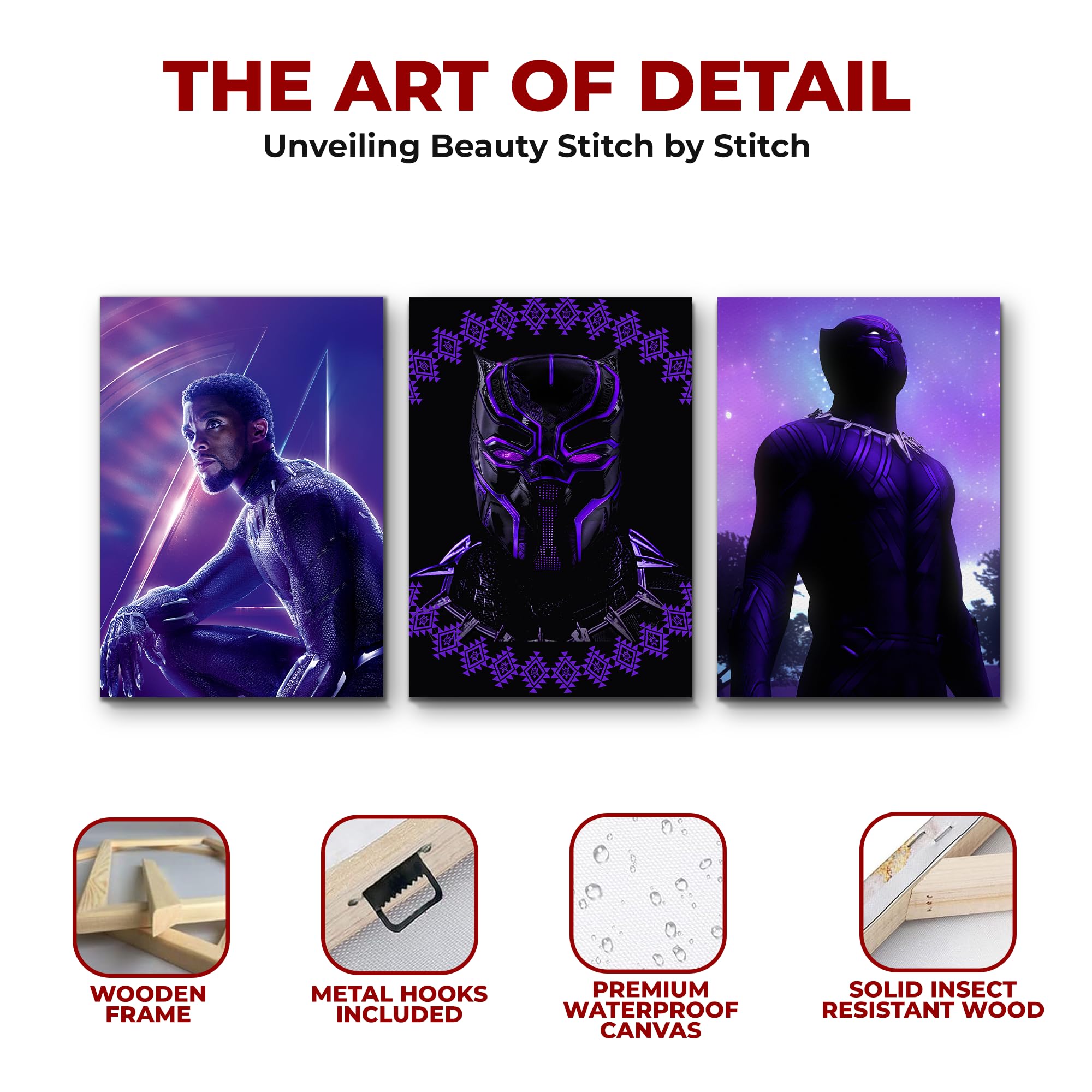 Black Panther Wall Canvas