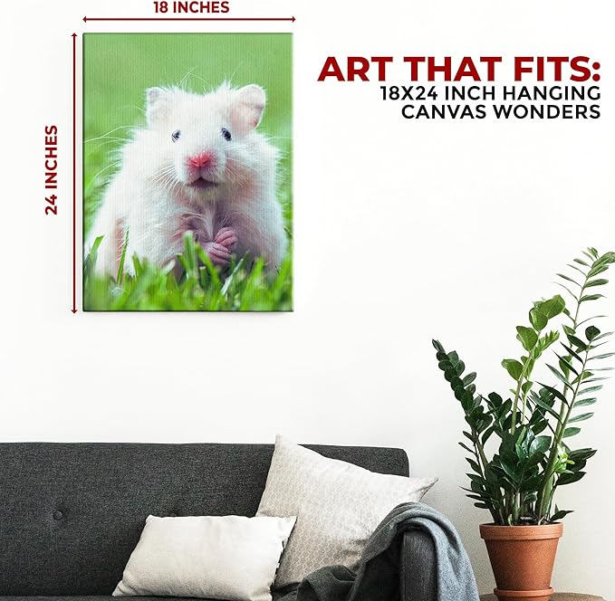 Hamster Wall Canvas Set of 1