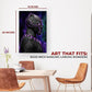 Black Panther Wall Canvas Set of 1 - 16x20