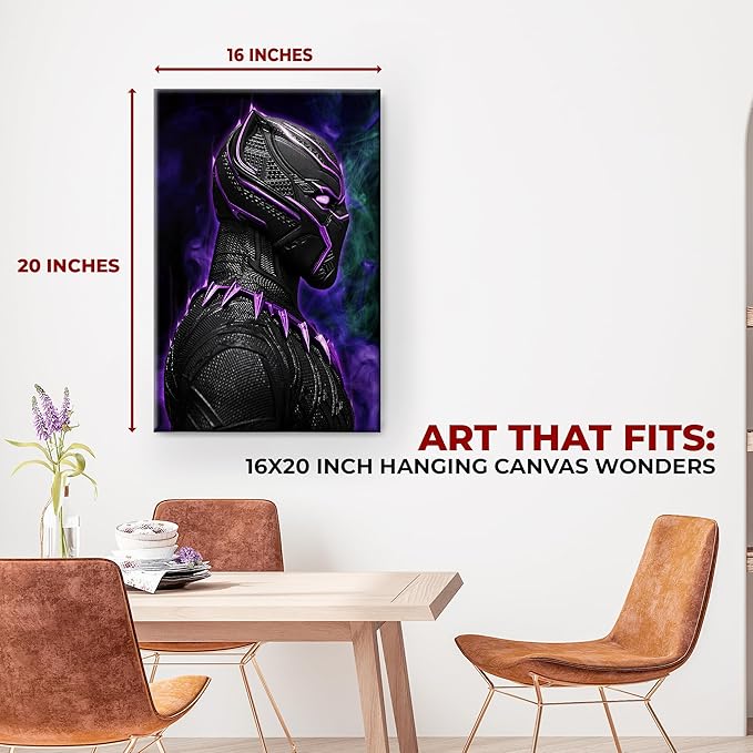 Black Panther Wall Canvas