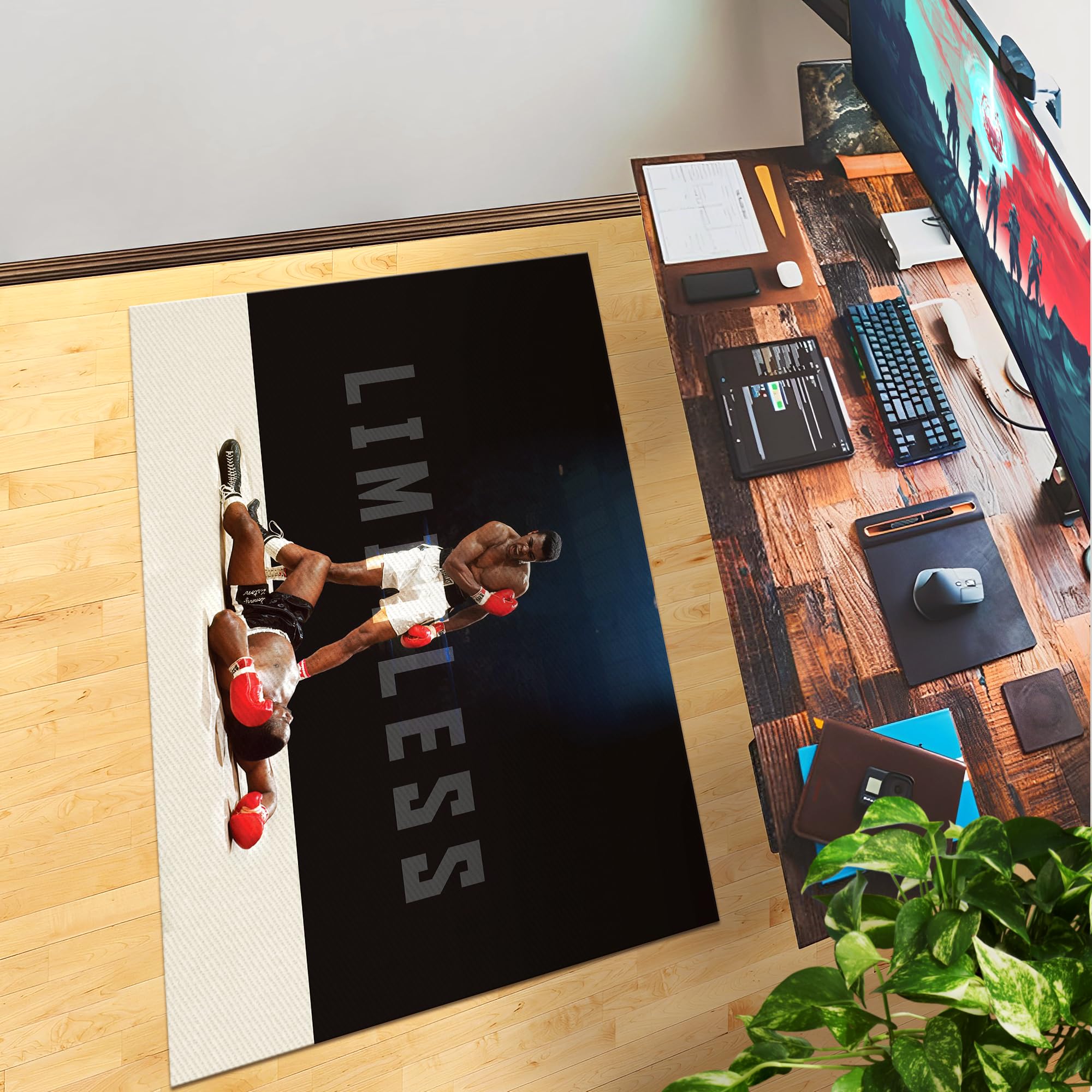 Mohammad Ali Decor Rug- 62x40 inches