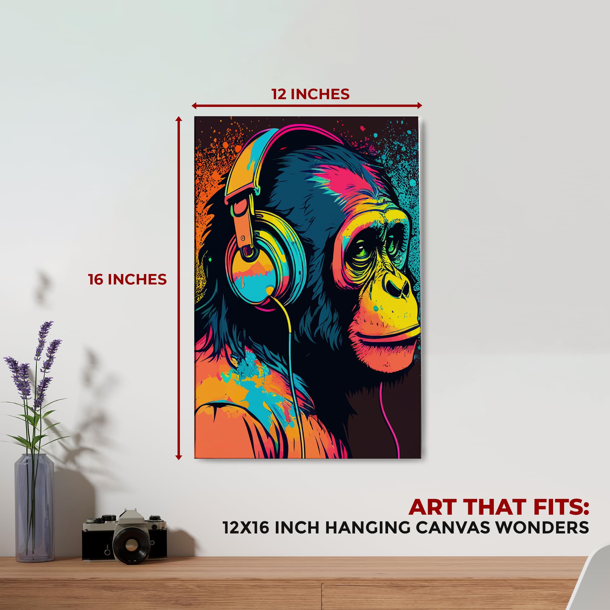 Monkey Wall Canvas Set of 1