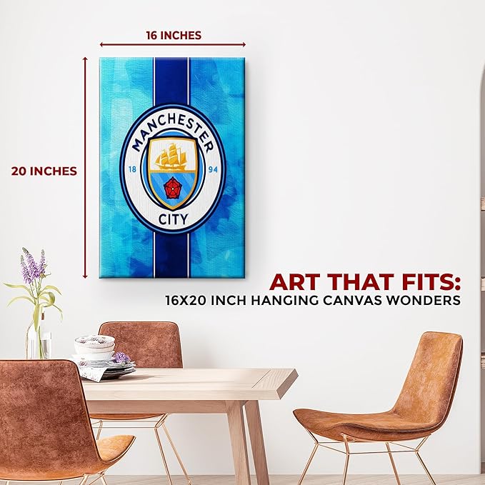 Manchester City Wall Canvas Set of 1