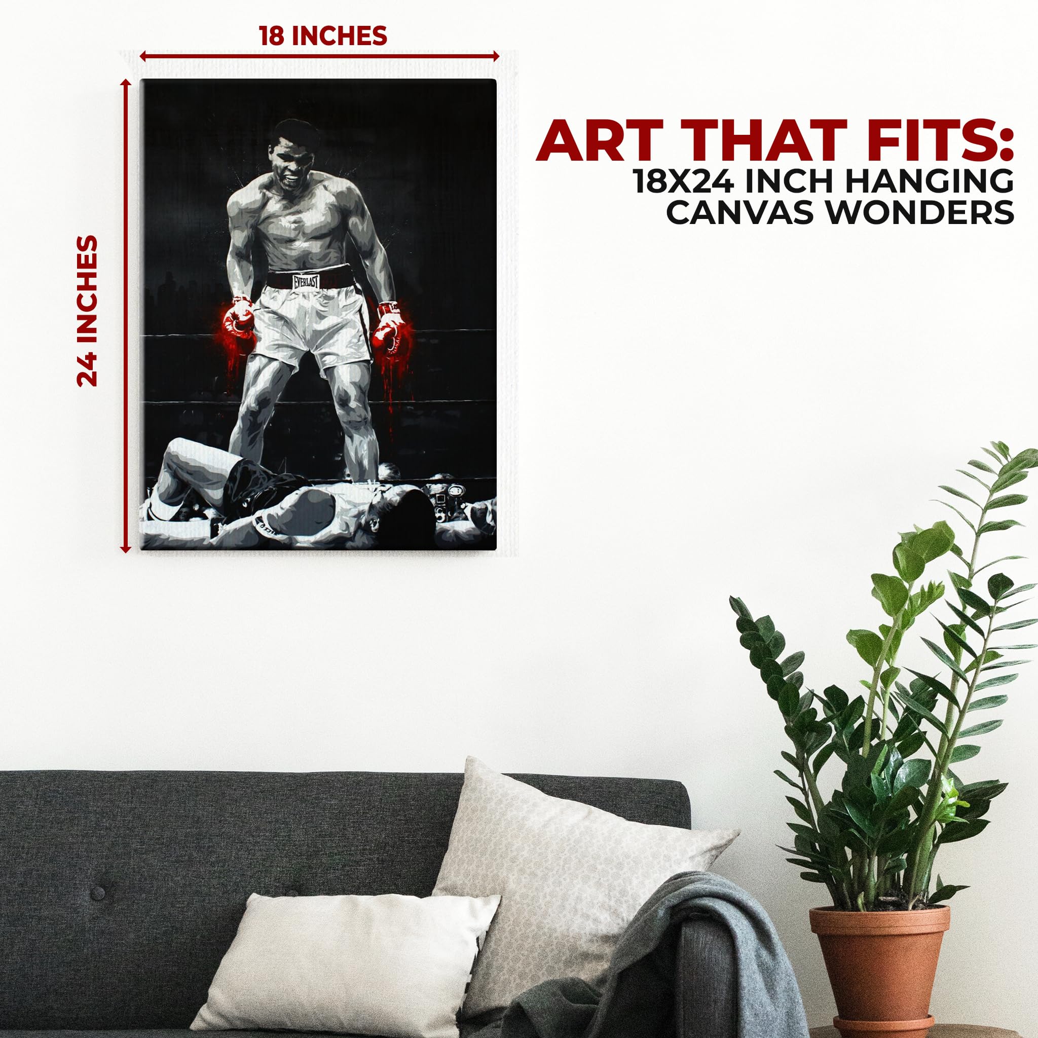 Muhammad Ali Wall Canvas