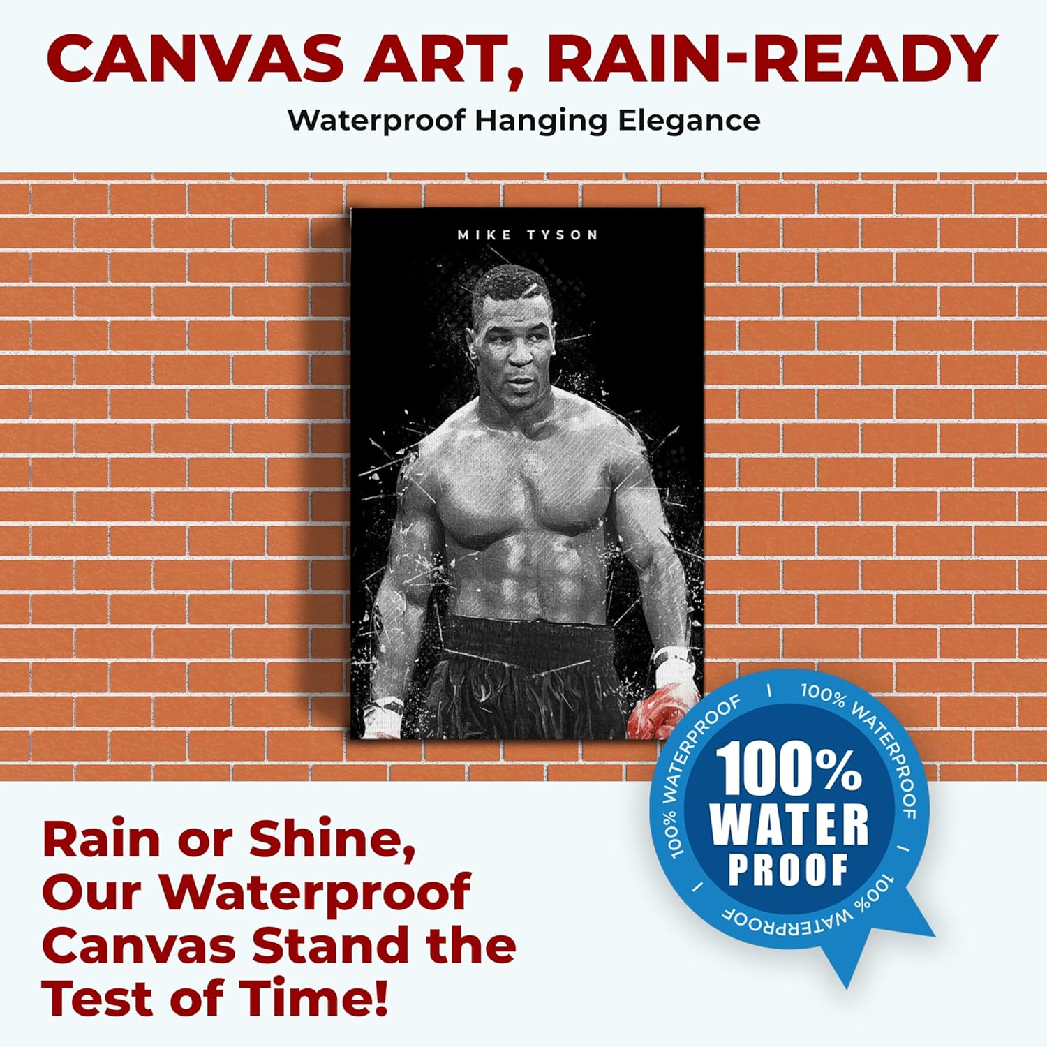 Mike Tyson Wall Canvas Set of 1