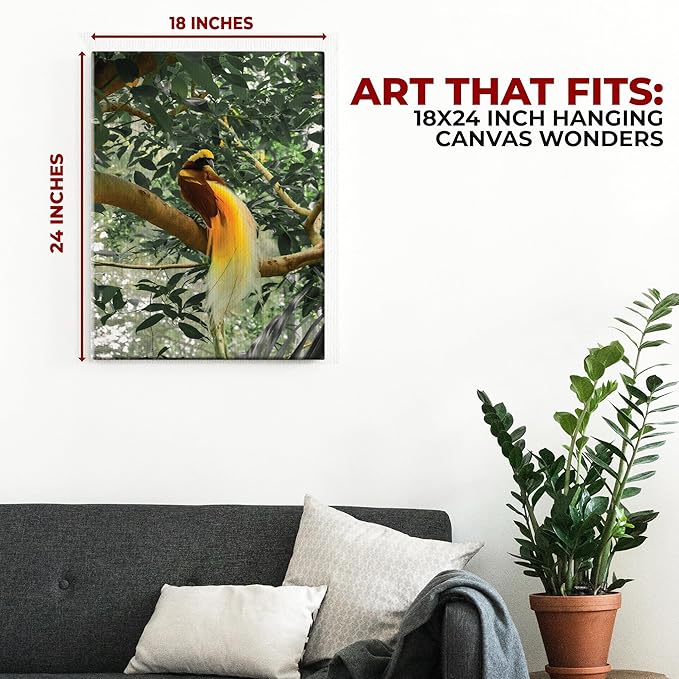 Birds of Paradise Wall Canvas Set of 1