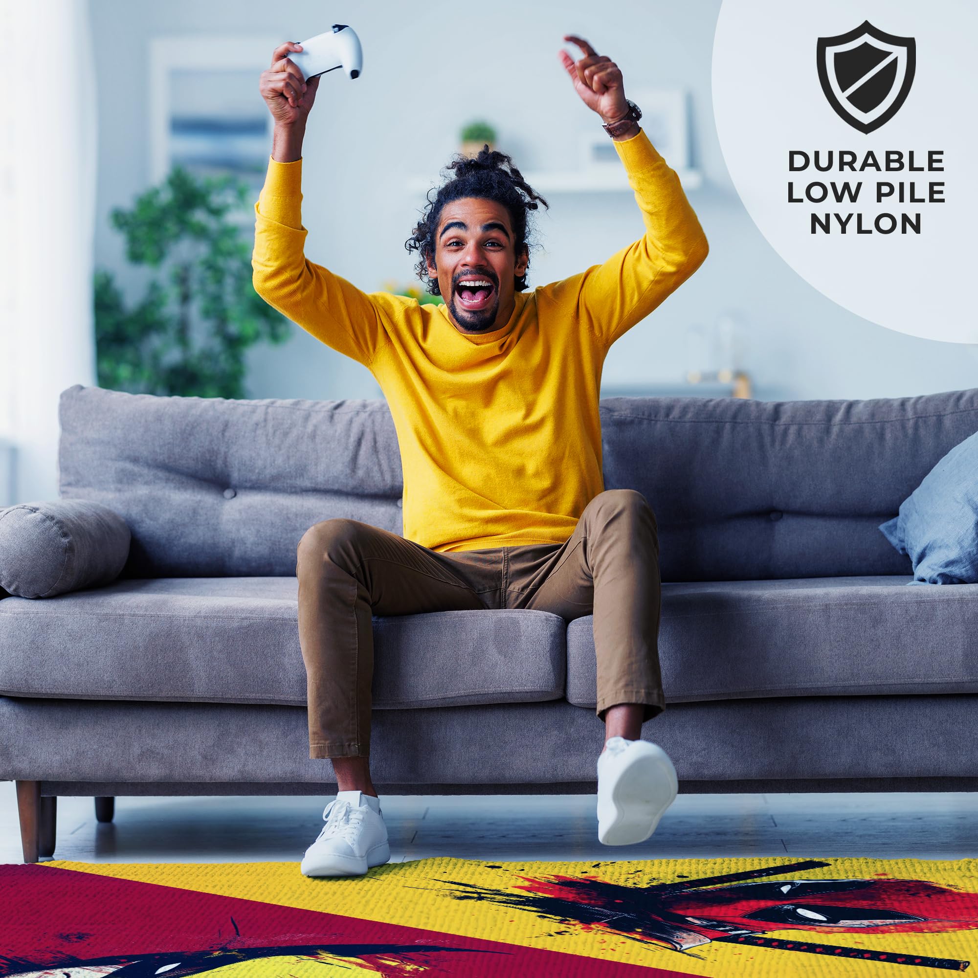 Deadpool & Wolverine Decor Rug- 62x40 inches