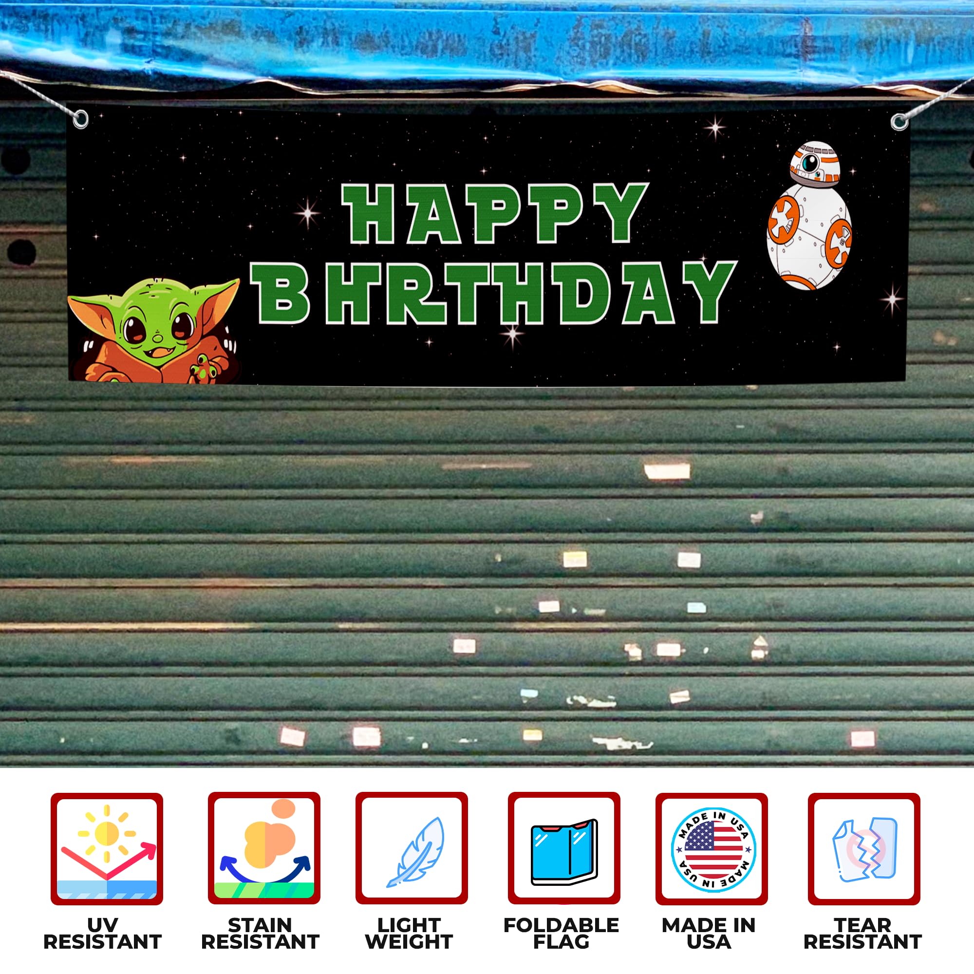 Star Wars Birthday Large Banner