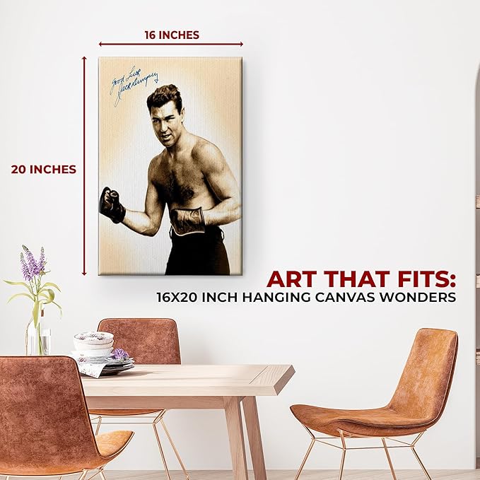 Jack Dempsey Wall Canvas Set of 1