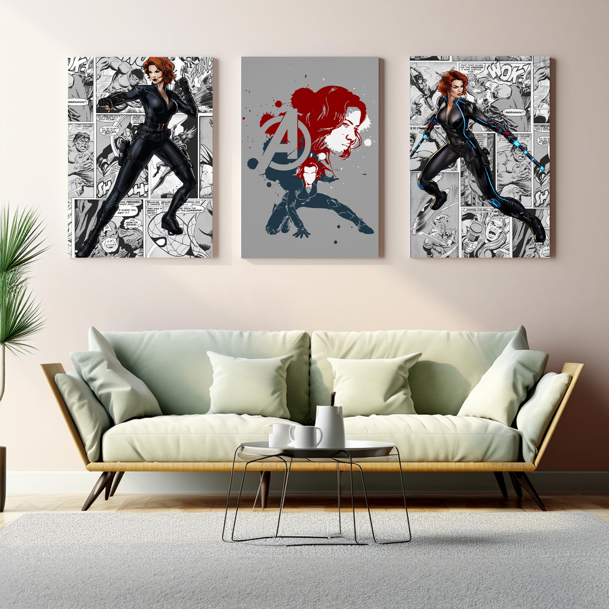 Black Widow Wall Canvas