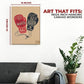 Boxing Gloves Wall Canvas Set of 1 Set of 1 - 18x24
