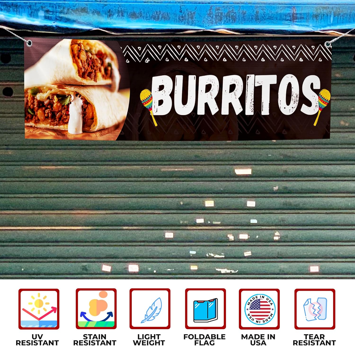 Burritos Large Banner