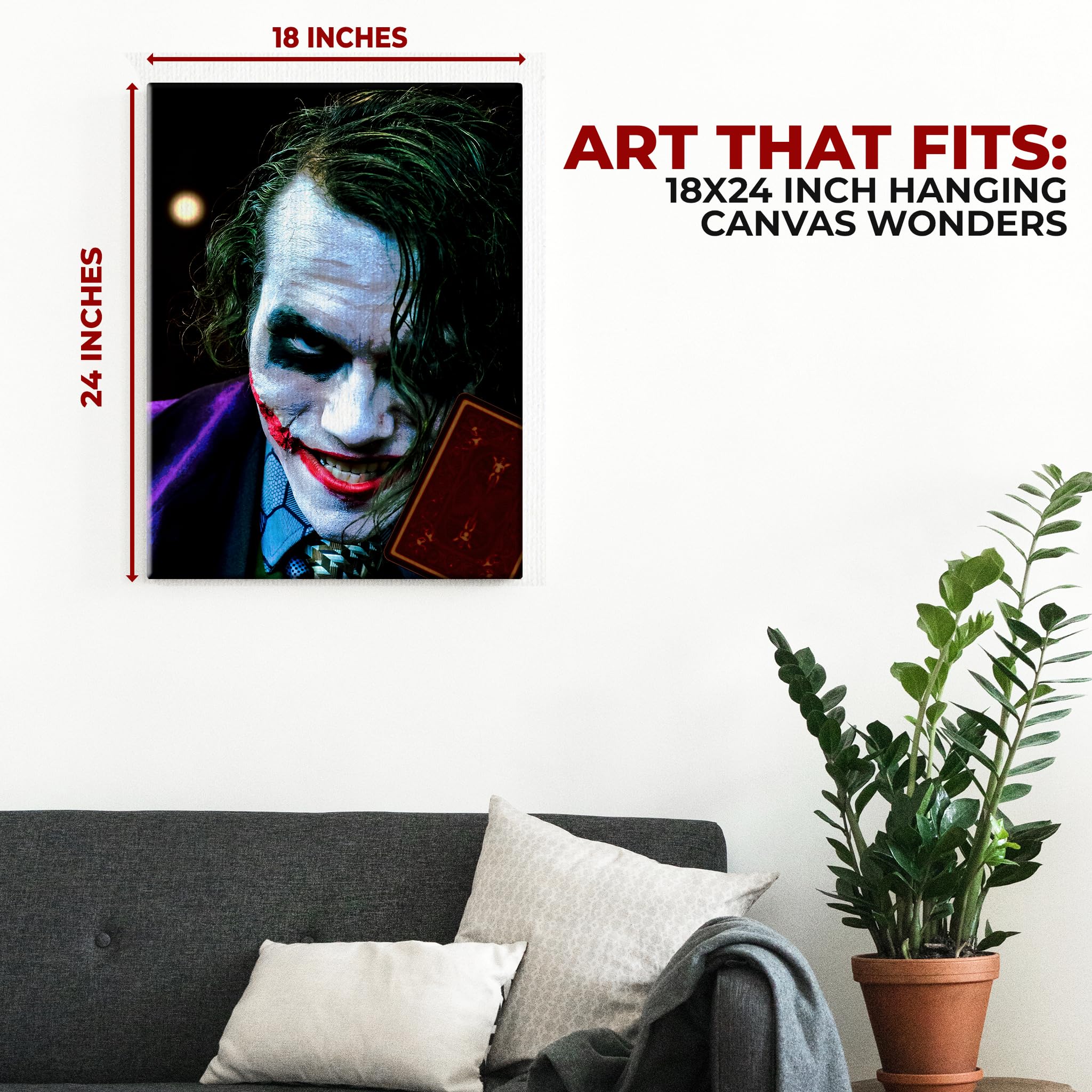 Joker 2 Wall Canvas Set of 1