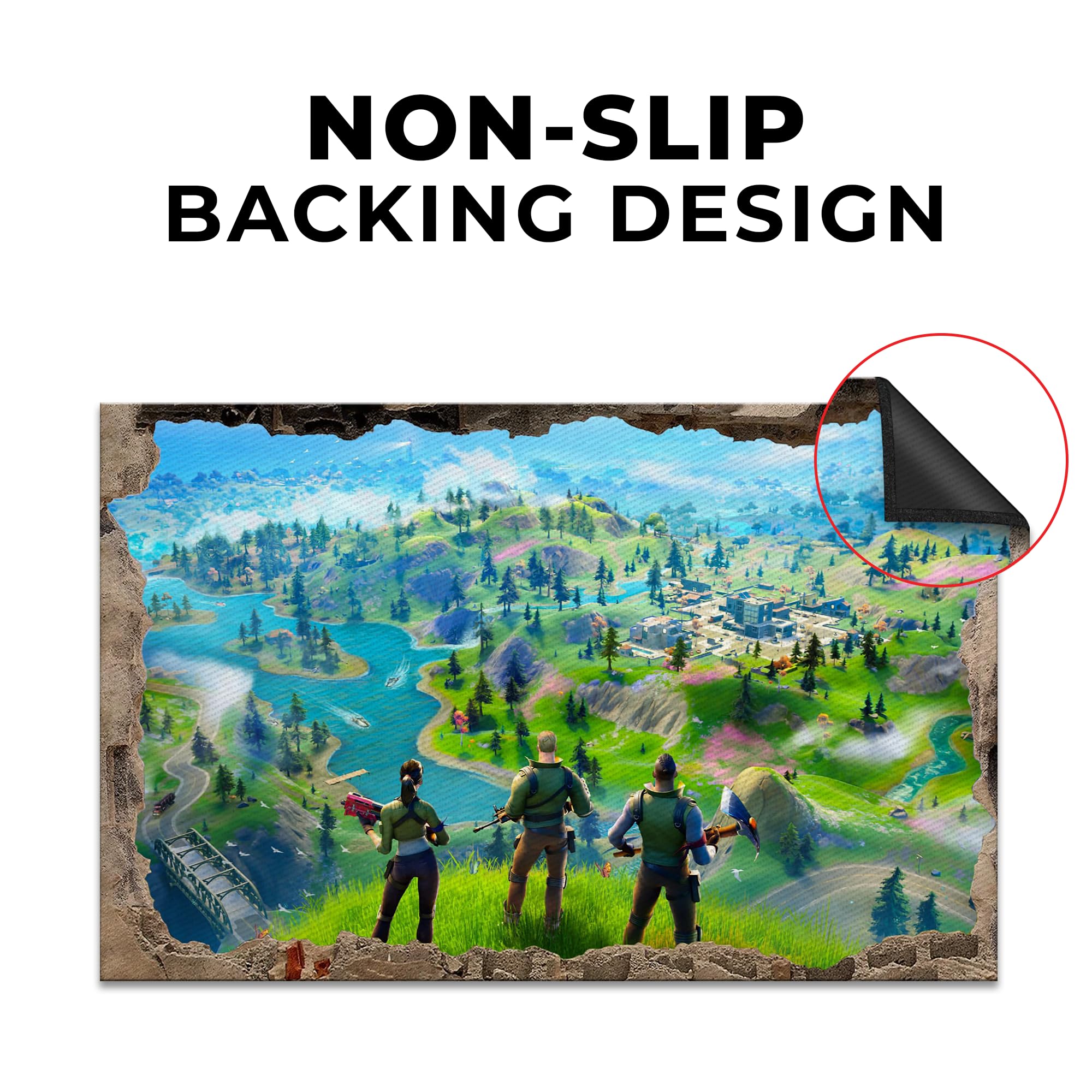 Fortnite Decor Rug- 62x40 inches