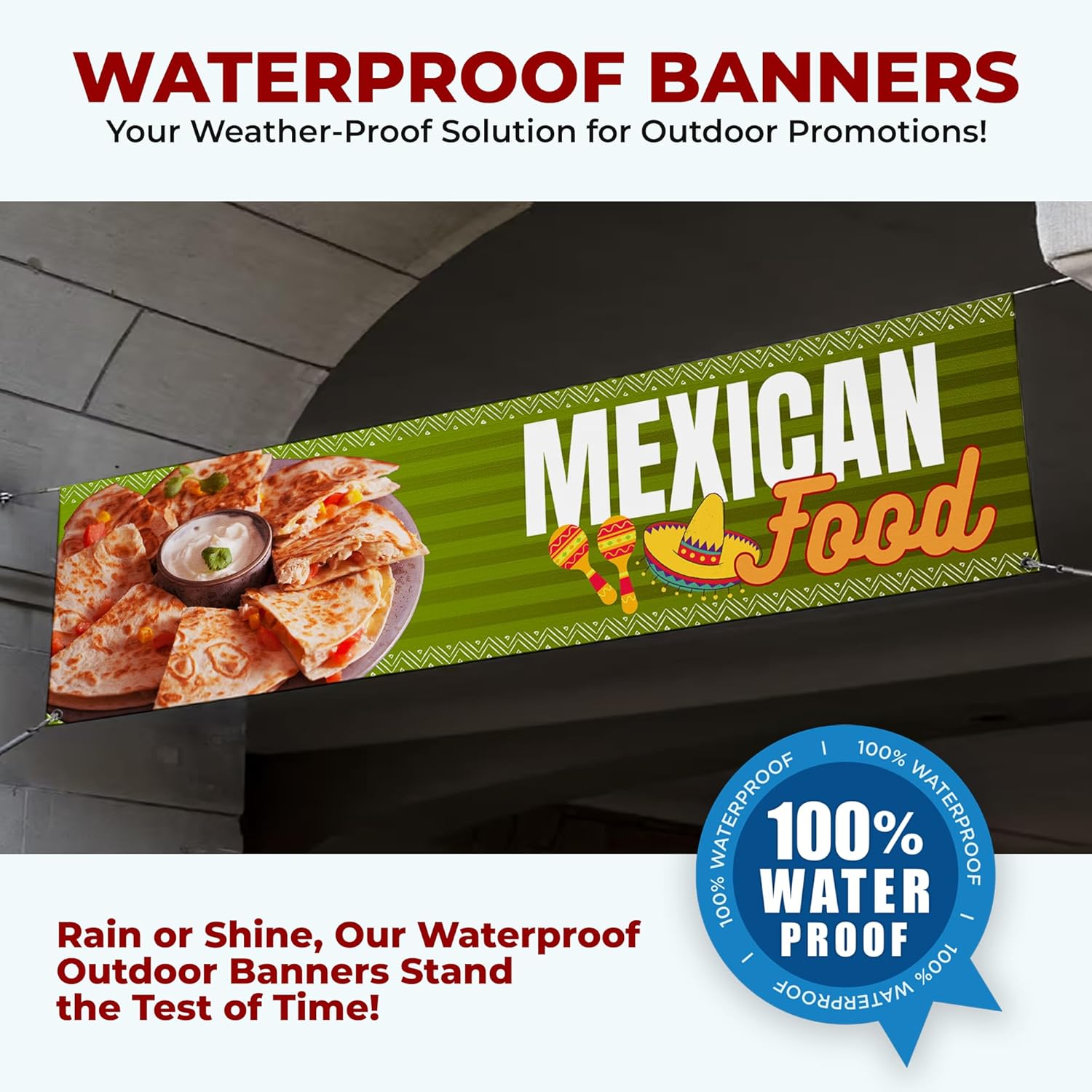 Mexican Food Large Banner