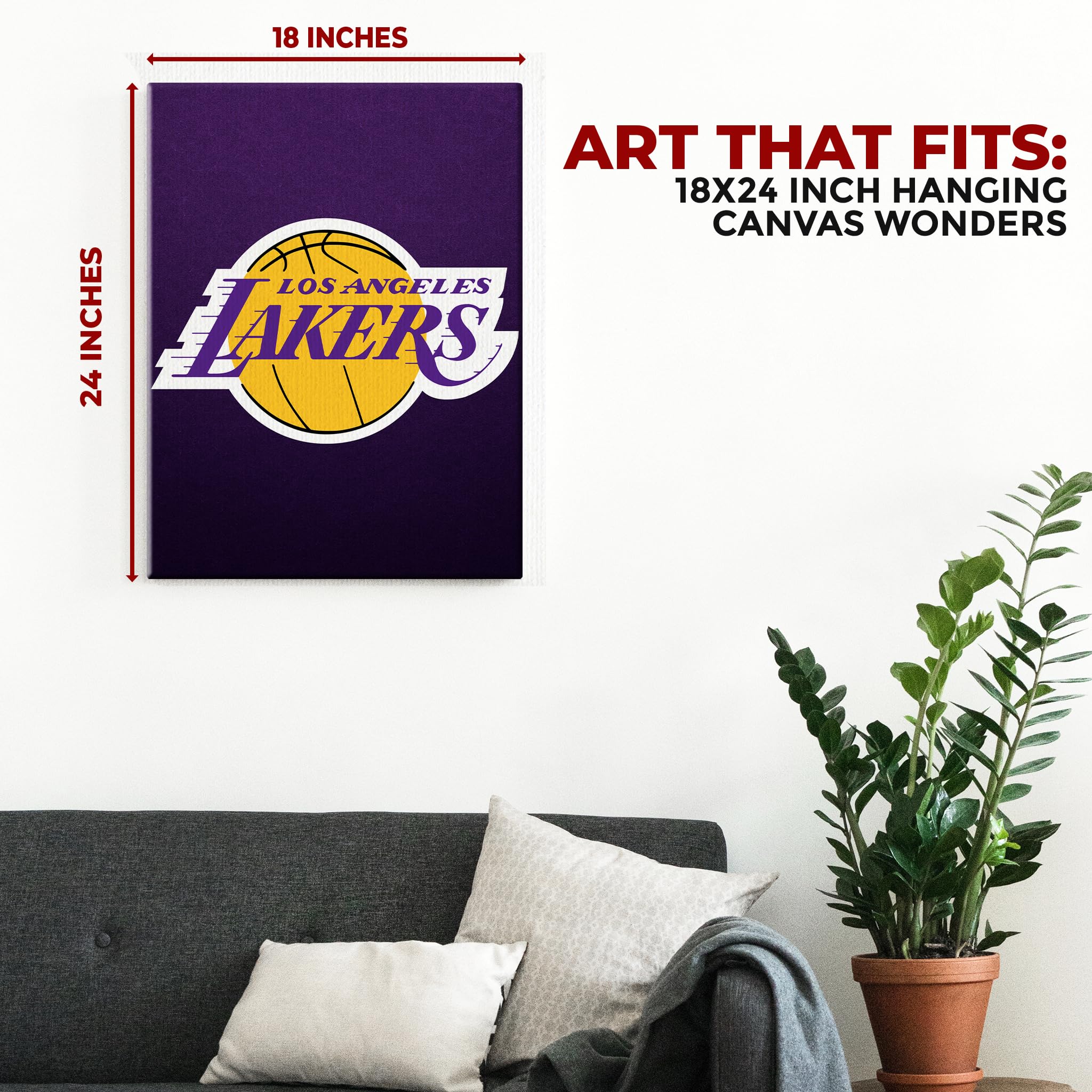 Los Angeles Lakers Wall Canvas Set of 1